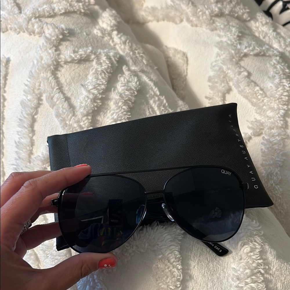 Quay Australia Black Classic Sunglasses